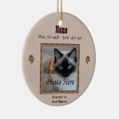 猫の思い出 – カスタム セラミックオーナメント (右)
