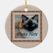 猫の思い出 – カスタム セラミックオーナメント (裏面)