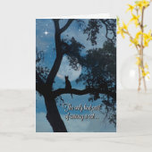 猫の悔やみや弔慰カード、猫の損失、猫の哀悼の言葉 カード (黄色い花)