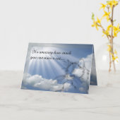 猫の悔やみや弔慰 – お悔やみ申し上げます カード (黄色い花)