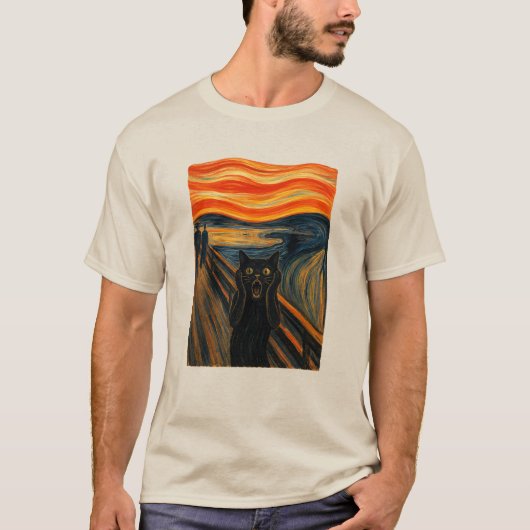 猫の悲鳴 Tシャツ (正面)
