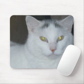 猫の想い白猫 マウスパッド (マウス)