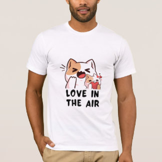 猫の愛が漂う Tシャツ