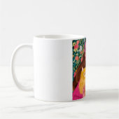 猫の愛の魔法を受け入れる！ コーヒーマグカップ (左)