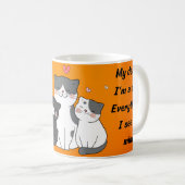 猫の愛ほど素晴らしい贈り物はない コーヒーマグカップ (正面右)