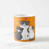 猫の愛ほど素晴らしい贈り物はない コーヒーマグカップ (中央)