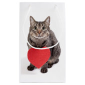 猫の愛 スモールペーパーバッグ (裏面)