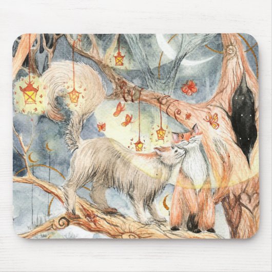 猫の愛 マウスパッド (正面)