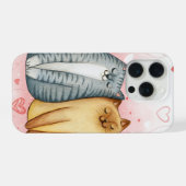 猫の愛 iPhoneケース (裏面横)