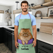 猫の態度おもしろい エプロン