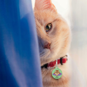 猫の態度おもしろい ペット　ネームタグ