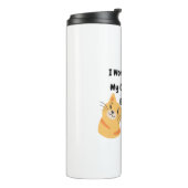 猫の懸命を楽しめるように働いています タンブラー (回転左)