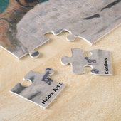 猫の戦士のビーチバレーの中型のジグソーパズル ジグソーパズル (側面)