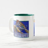 猫の戦士 ツートーンマグカップ (正面左)