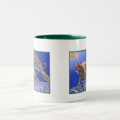 猫の戦士 ツートーンマグカップ (中央)