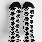 猫の手のパターン ソックス (上部)