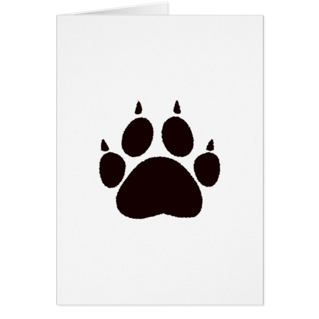 猫の手のプリント (正面)