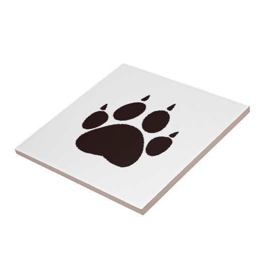 猫の手のプリント タイル (側面)