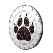 猫の手のプリント ダーツボード (正面右)