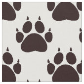 猫の手のプリント ファブリック (クローズアップ)