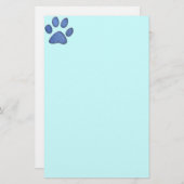 猫の手のプリント 便箋 (正面/裏面)