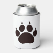 猫の手のプリント 缶クーラー (缶正面)
