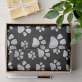 猫の手のプリント 薄葉紙 (ギフト)