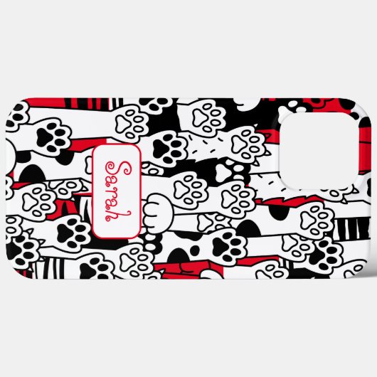 猫の手の形をしたおもしろいで登場 Case-Mate iPhoneケース (裏面 (横))