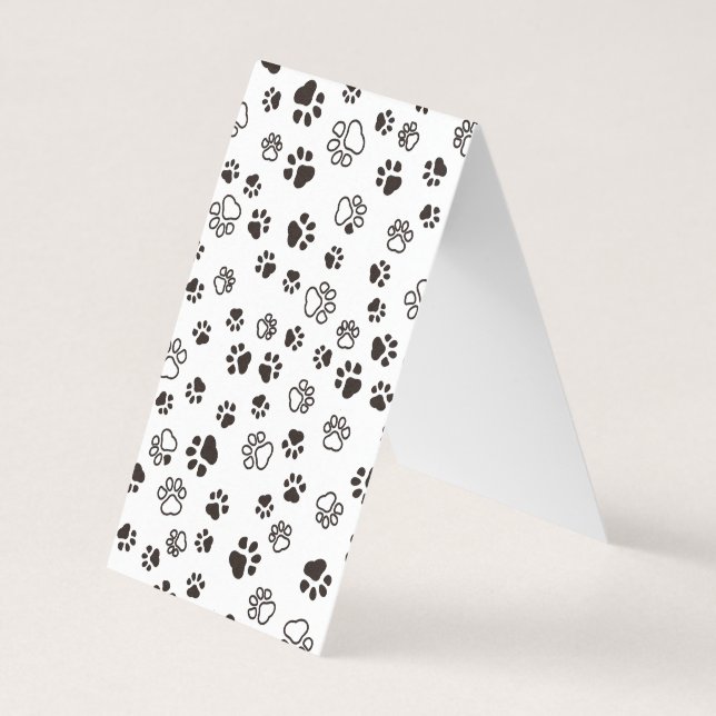 猫の手足の繰り返しパターン (裏面)