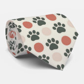 猫の手 レトロ ニュートラル カラー カスタム タイ (ロール)