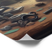 猫の持ち上げウェイト ポスター (角)