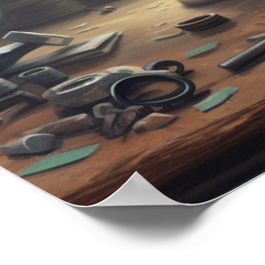 猫の持ち上げウェイト ポスター (角)