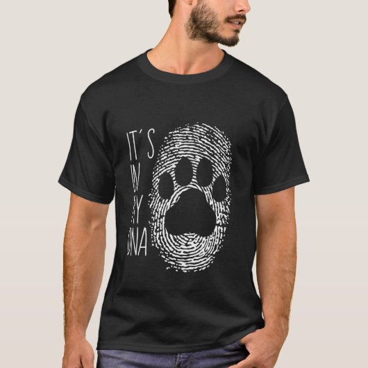 猫の指紋 ねこ好き Tシャツ (正面)