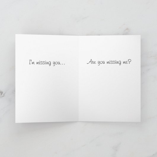 猫の挨拶状 カード (内部)