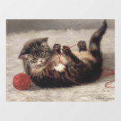 猫の揺りかごは猫の糸遊の玉 ウィンドウサイン (シート)