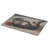 猫の揺りかごは猫の糸遊の玉 カッティングボード (角)