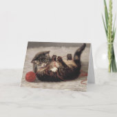 猫の揺りかごは猫の糸遊の玉 カード (正面)