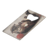 猫の揺りかごは猫の糸遊の玉 クレジットカード栓抜き (正面アングル)