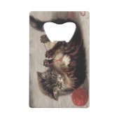 猫の揺りかごは猫の糸遊の玉 クレジットカード栓抜き (裏面)