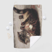 猫の揺りかごは猫の糸遊の玉 ゴルフタオル (インサイチュ)