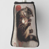 猫の揺りかごは猫の糸遊の玉 ゴルフヘッドカバー (回転90)