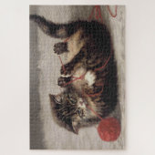 猫の揺りかごは猫の糸遊の玉 ジグソーパズル (縦)