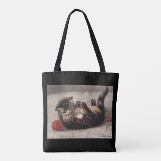 猫の揺りかごは猫の糸遊の玉 トートバッグ (裏面)