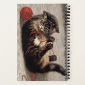 猫の揺りかごは猫の糸遊の玉 ノートブック (裏面)