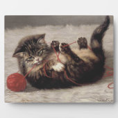 猫の揺りかごは猫の糸遊の玉 フォトプラーク (正面)