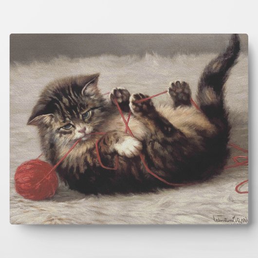 猫の揺りかごは猫の糸遊の玉 フォトプラーク (正面)