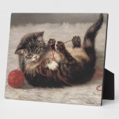 猫の揺りかごは猫の糸遊の玉 フォトプラーク (側面)