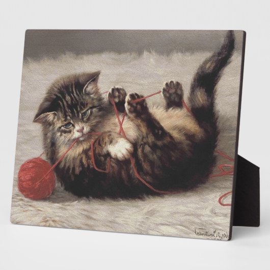 猫の揺りかごは猫の糸遊の玉 フォトプラーク (側面)