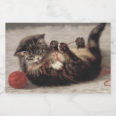 猫の揺りかごは猫の糸遊の玉 フードラベル (シングルラベル)