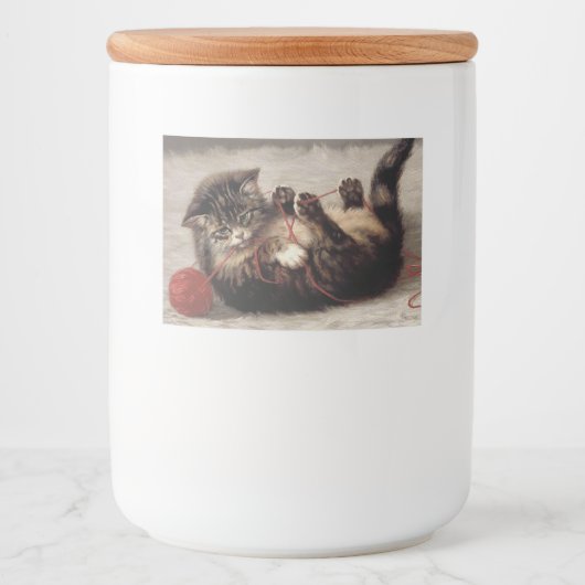 猫の揺りかごは猫の糸遊の玉 フードラベル (正面)